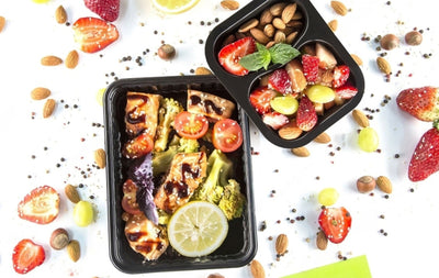 Discover Our Versatile Takeaway Black Base Microwavable Plastic Containers