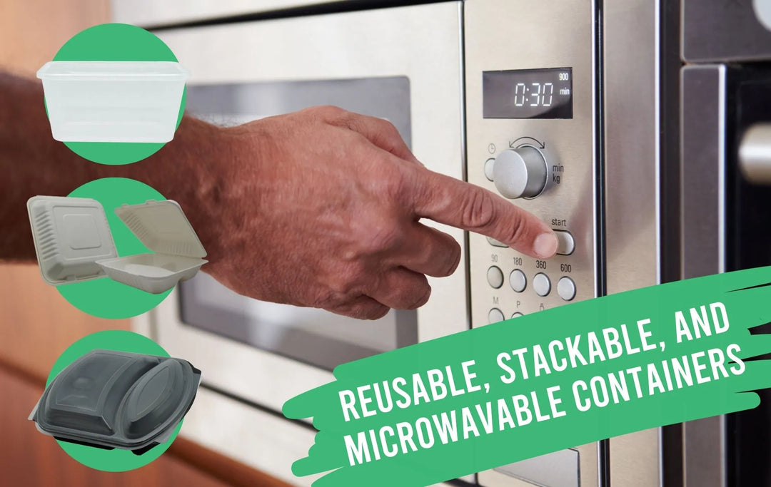 Reusable, Stackable, and Microwavable Containers