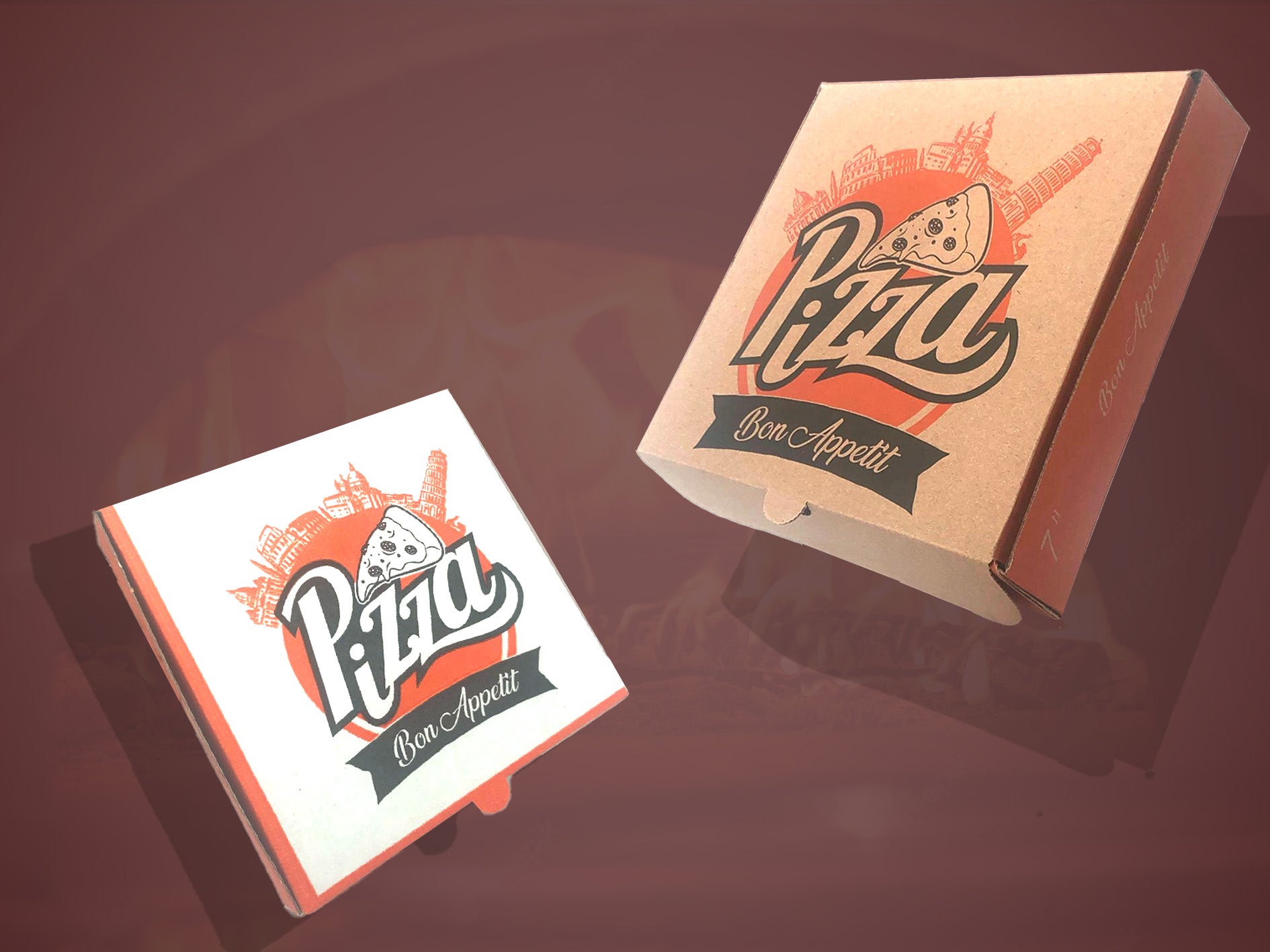 Takeaway Pizza Boxes