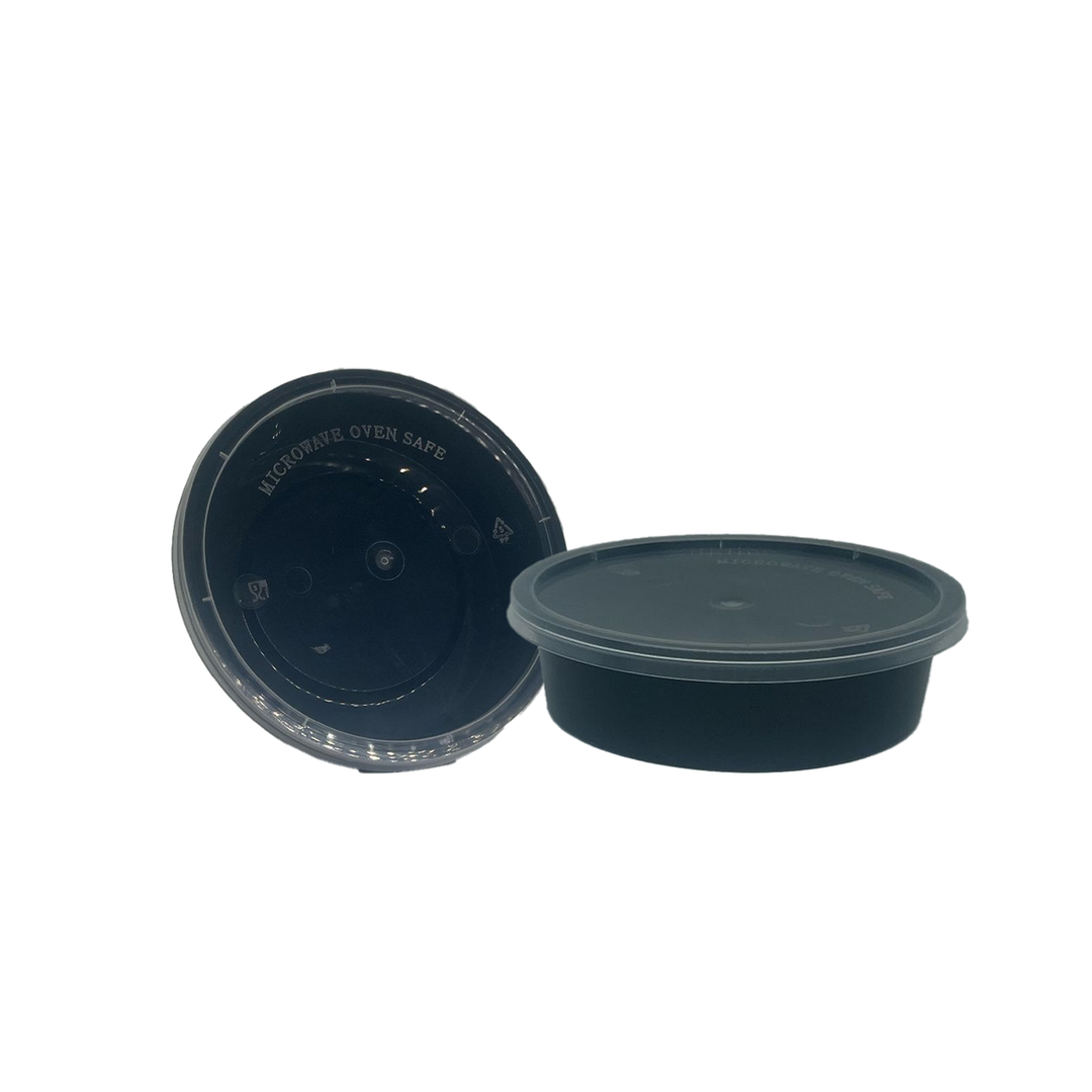 Black Base Sauce Container