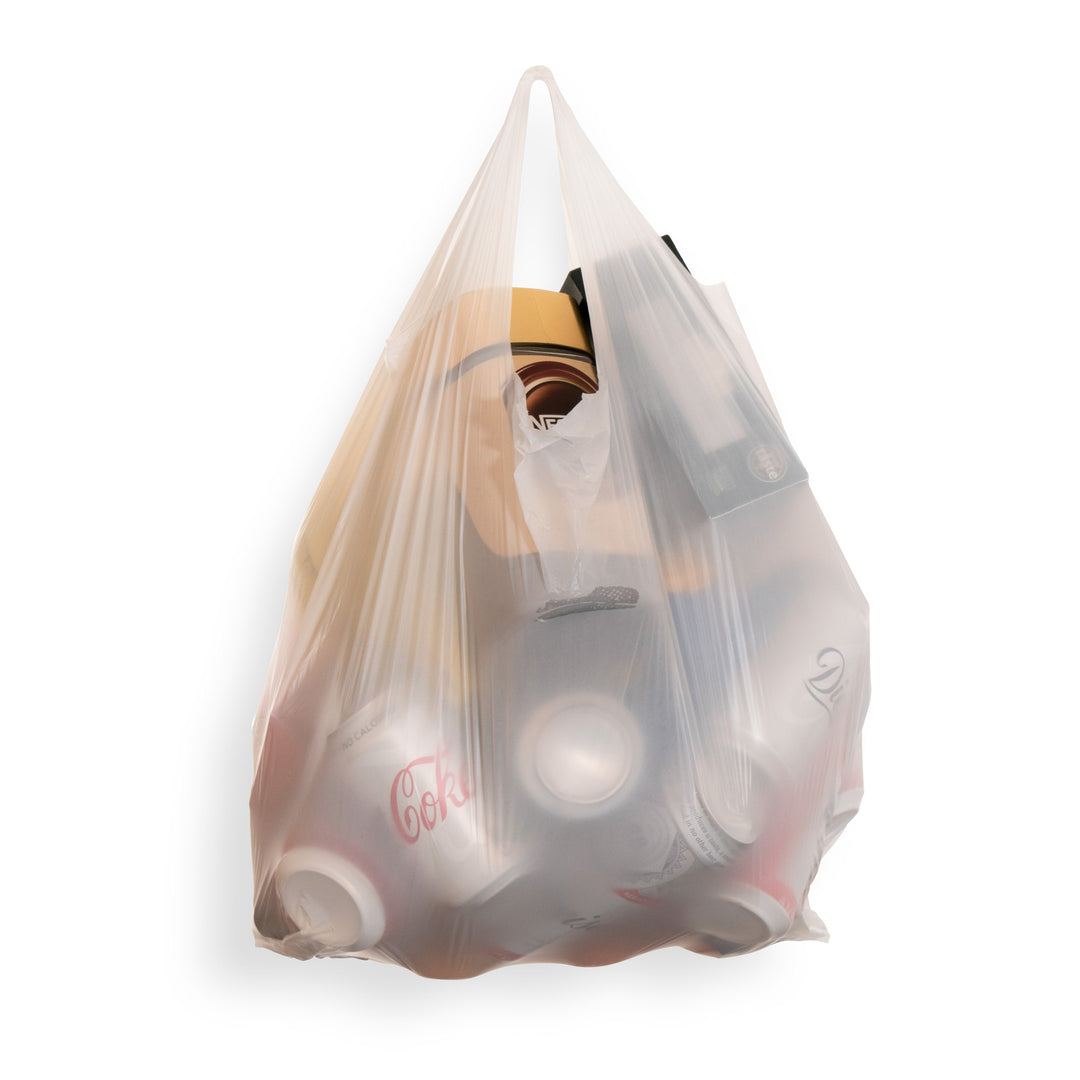 White Strong Plastic Carrier Bag