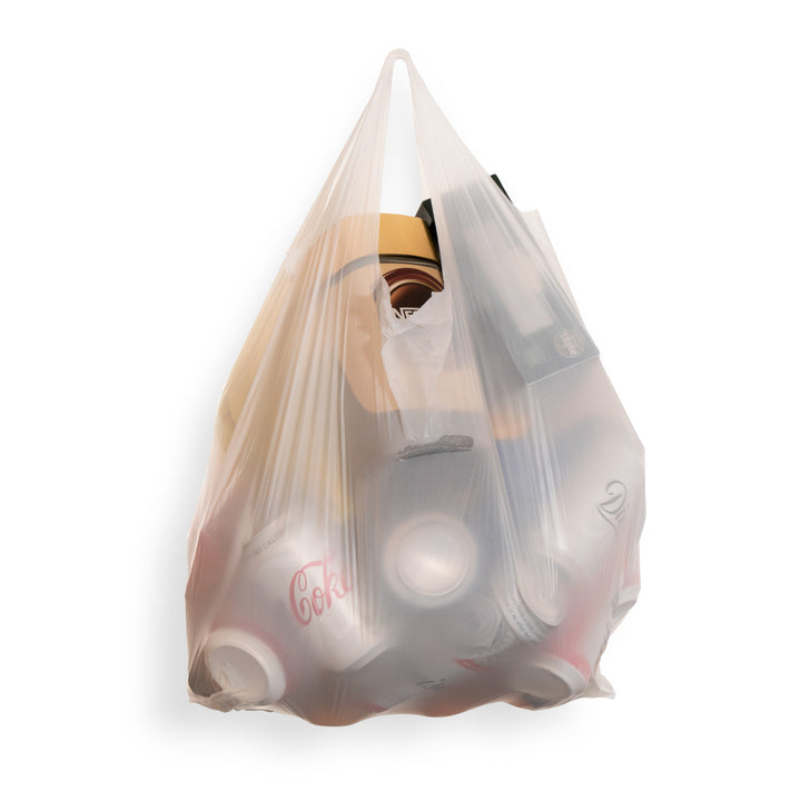 White Strong Plastic Carrier Bag