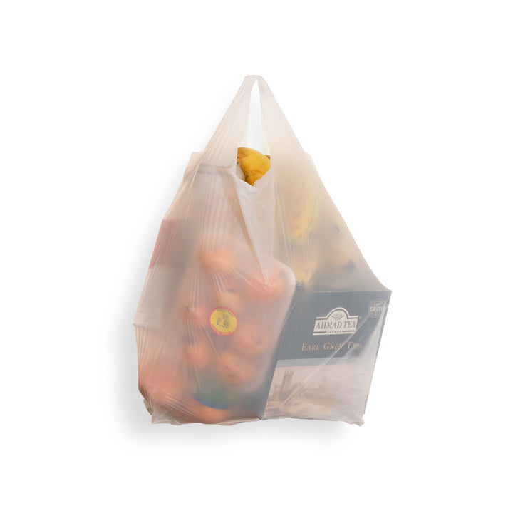 White Strong Plastic Carrier Bag