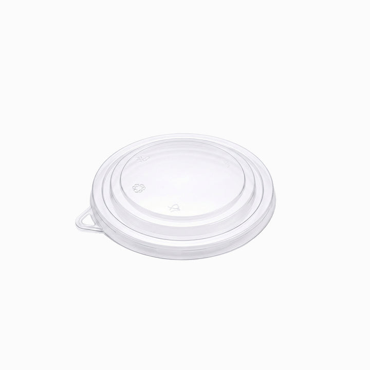 Premium Clear PET Lids for Kraft Bowls - Case of 300