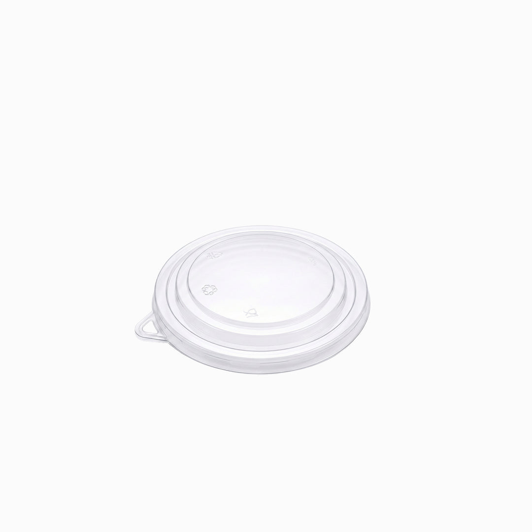 Premium Clear PET Lids for Kraft Bowls - Case of 300