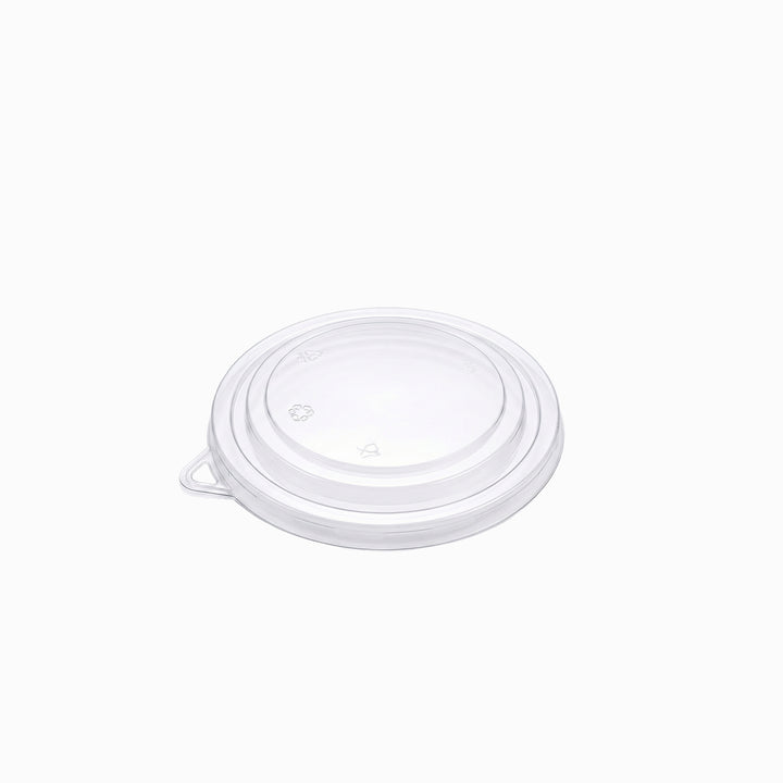 Premium Clear PET Lids for Kraft Bowls - Case of 300