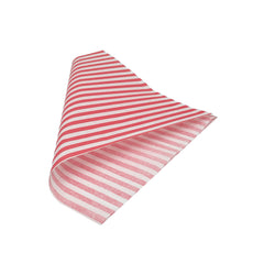 Greaseproof Burger Wraps Red Stripes - 500 pieces