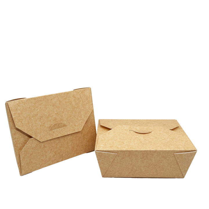 No.8 Takeaway Kraft Meal / Deli Box - 200 Pieces
