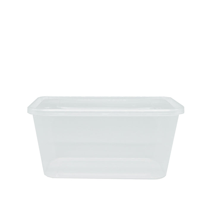 Clear HD Microwavable Plastic Containers - 250 Pieces