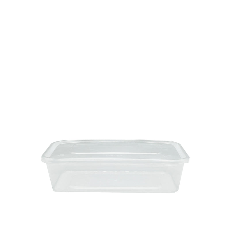 Clear HD Microwavable Plastic Containers - 250 Pieces