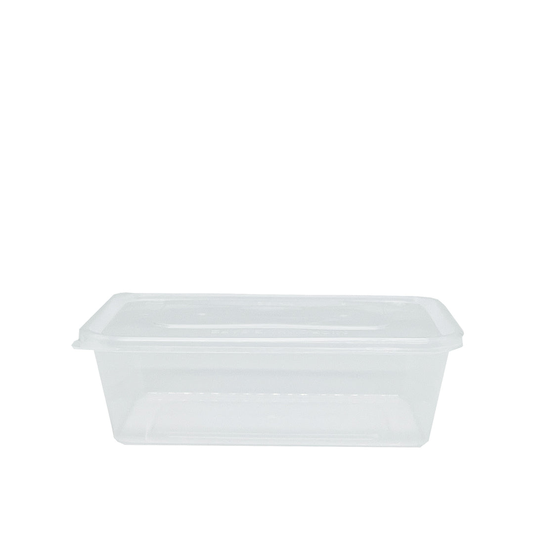 Clear HD Microwavable Plastic Containers - 250 Pieces