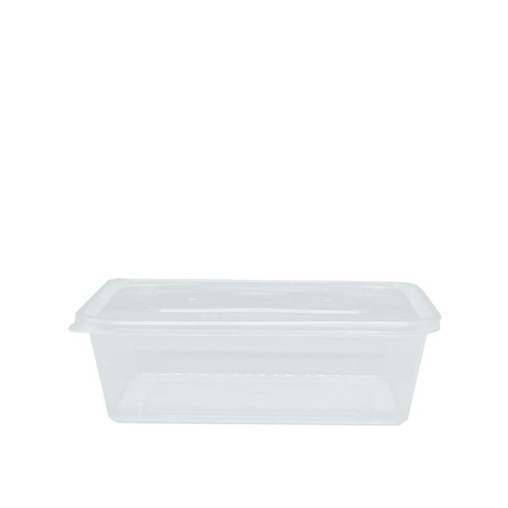Clear HD Microwavable Plastic Containers - 250 Pieces