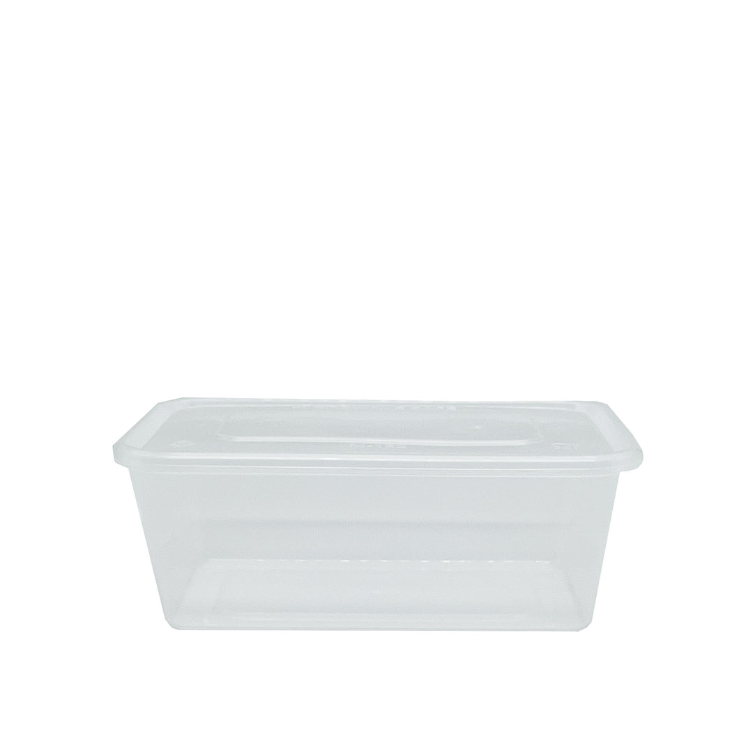 Clear HD Microwavable Plastic Containers - 250 Pieces