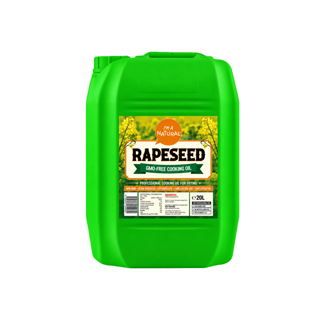 I'M A Natural rapeseed oil 20L drum - GMO-free catering frying oil