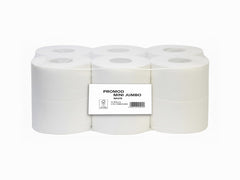 HYG302 - MINI JUMBO TOILET ROLLS 120 METER PURE CELLULOSE