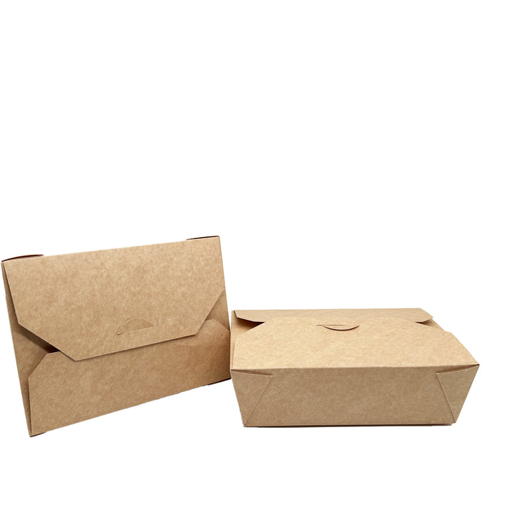 No.3 Takeaway Kraft Meal / Deli Box - 200 Pieces
