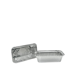 No. 6A Aluminium Foil Takeaway Food Container with Lids — 500 Pack