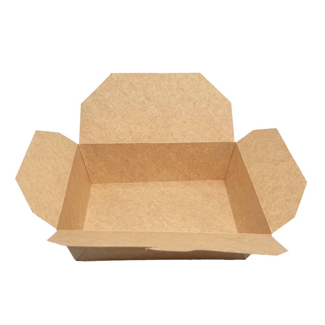 No.3 Takeaway Kraft Meal / Deli Box - 200 Pieces