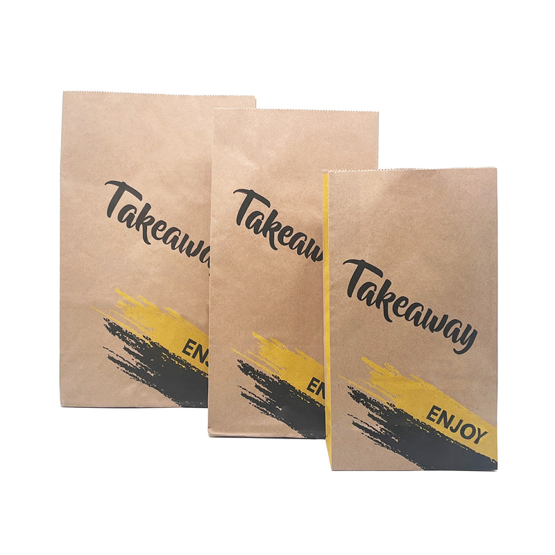 Printed Takeaway SOS Paper Bags / R4 / R8 / R12 - 250 pcs