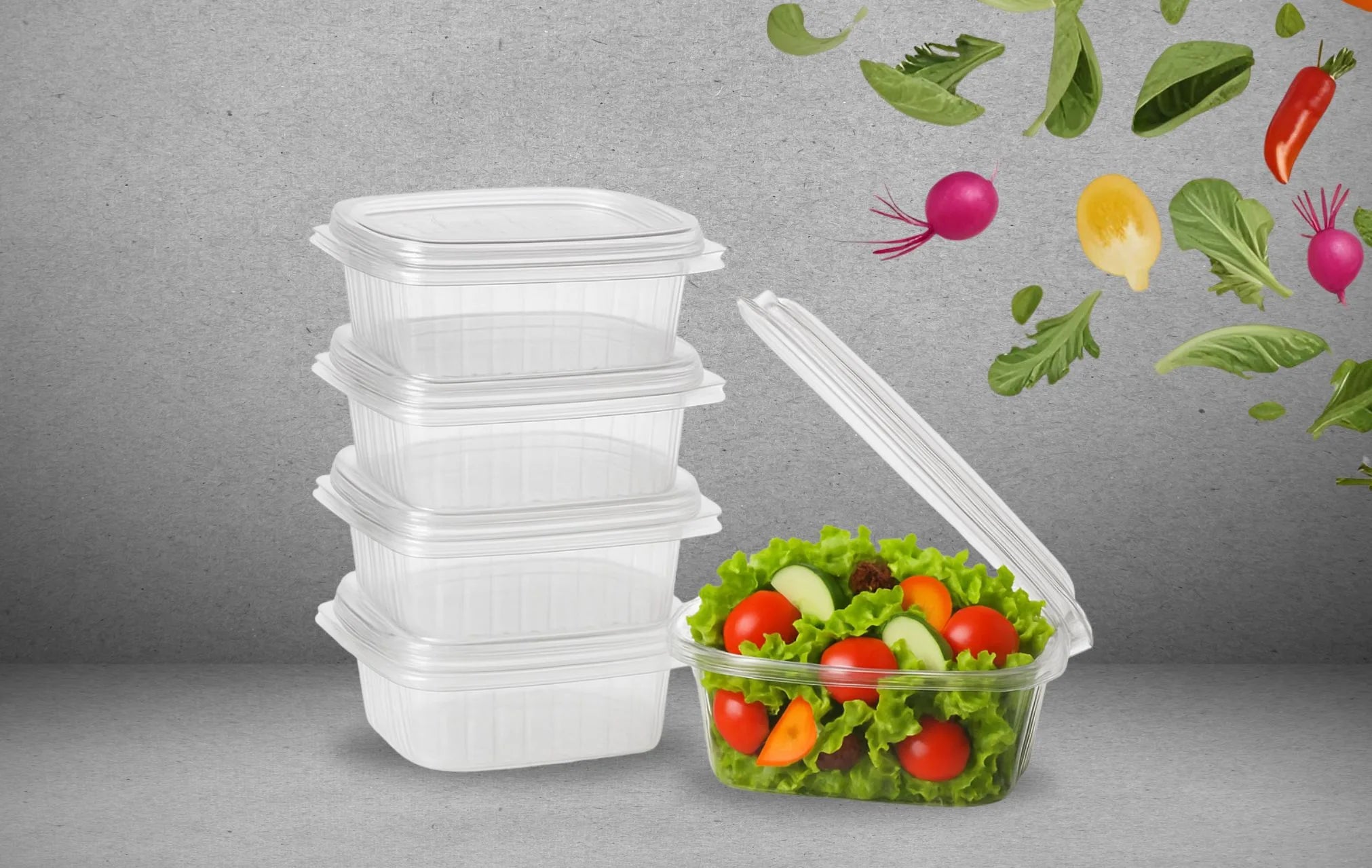 takeaway eco friendly salad containers