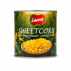 Lawin Sweetcorn Catering Tins - Case of 6 x 2.15kg