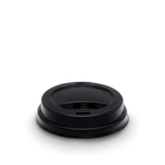 Takeaway Coffee Cup Lid - Black Lid - 1.000 pcs (8oz)