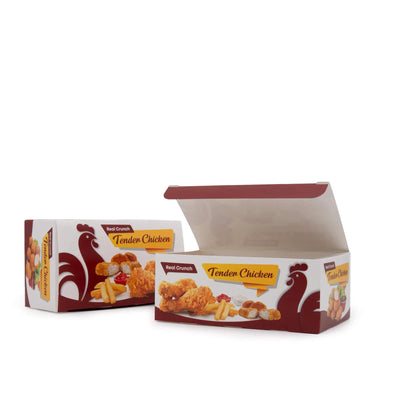 Small Cardboard Takeaway Fried Chicken Box
