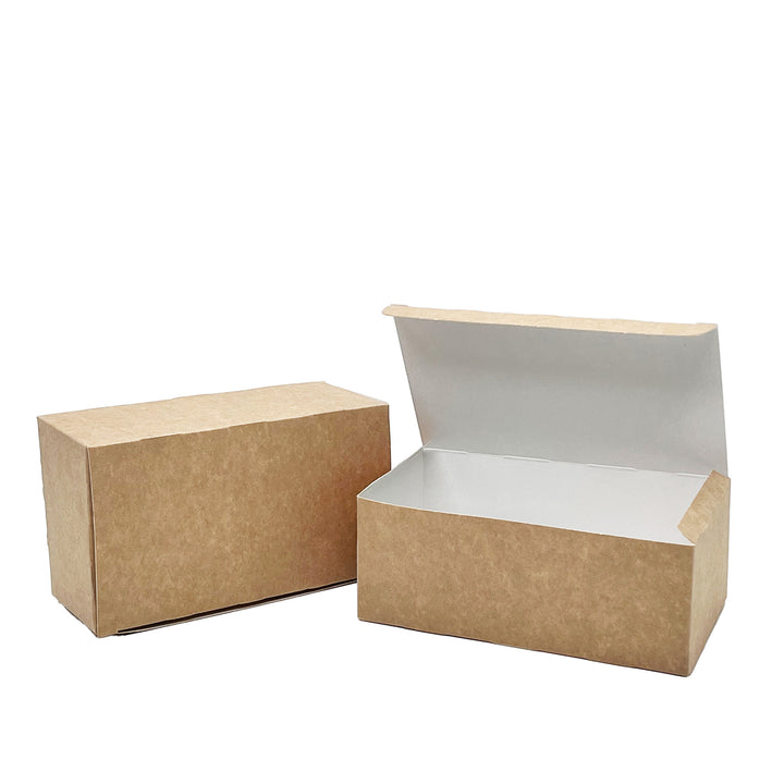 Medium Kraft White Fried Chicken Box - 180 Pieces